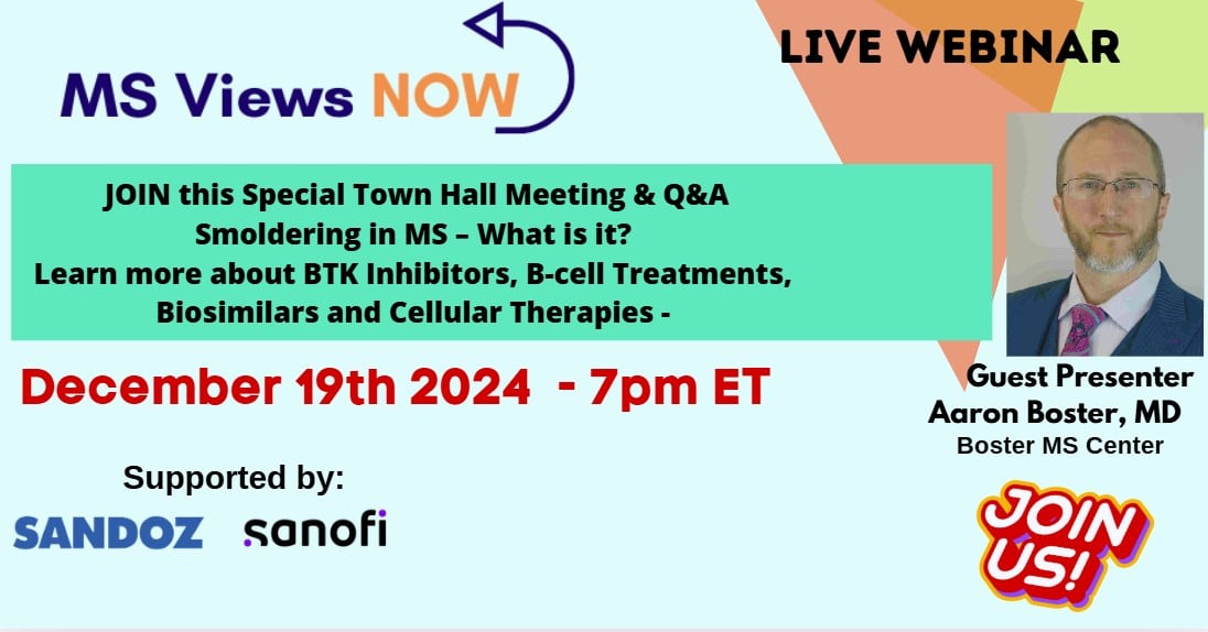 Featured image for “Town Hall Meeting – New Frontier of Multiple Sclerosis, treatments and more”